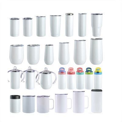 20oz Sublimatie Blanks Roestvrij staal Tumbler Eco-vriendelijke en duurzame koffiebeker