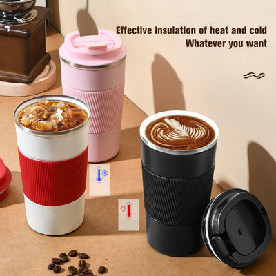 304 roestvrij staal geïsoleerde koffiebeker Goed isolatie-effect 380 ml/510 ml capaciteit