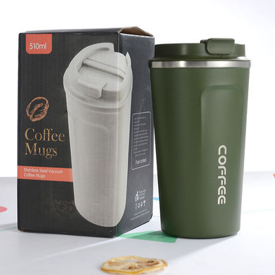 Innovatie nooit vallen roestvrij staal vacuüm koffiekop met magische zuigende tumbler