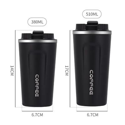 Innovatie nooit vallen roestvrij staal vacuüm koffiekop met magische zuigende tumbler