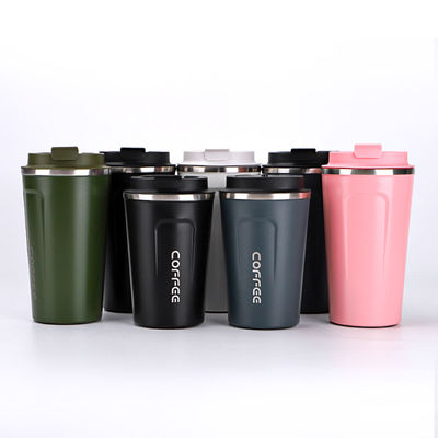 Innovatie nooit vallen roestvrij staal vacuüm koffiekop met magische zuigende tumbler