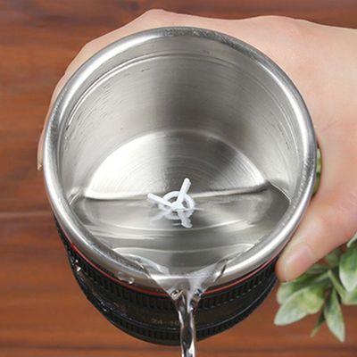 253.4g dubbele wand roestvrij staal camera lens koffiebeker voor fotografen