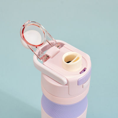 Vlekkeloos staal 580 ml sportwaterfles met stro ideaal voor alle avonturen in de buitenlucht