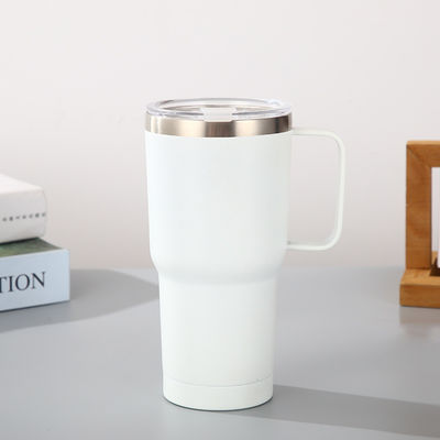 Poeder bekleed 20 oz roestvrij staal tumbler beker met handvat voedsel veilig en duurzaam