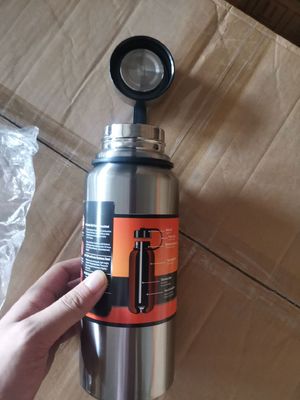 304 roestvrij staal geïsoleerde reis koffiebeker 1000 ml 1500 ml waterfles met handvat