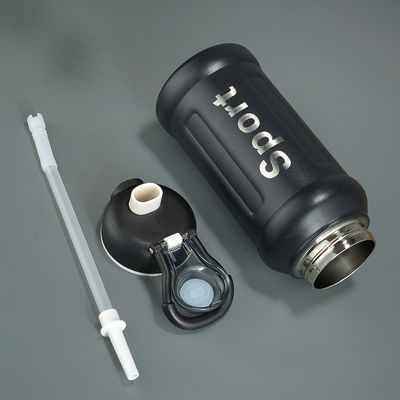 850 ml Sports Design Vacuum Geïsoleerde roestvrijstalen thermische mok met handvat en stro