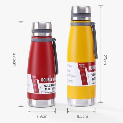 650 ml 850 ml Tumbler Double Wall Geïsoleerde roestvrij staal Sport waterfles voor iedereen
