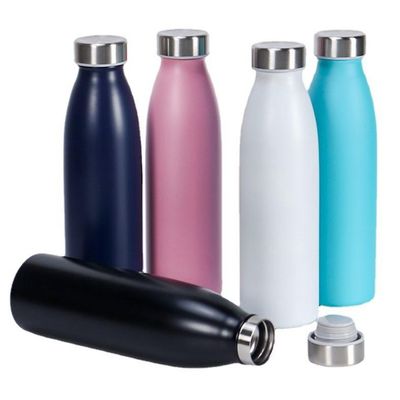 Vacuümflessen Thermosen Dubbelwand roestvrijstalen waterfles met kleuren