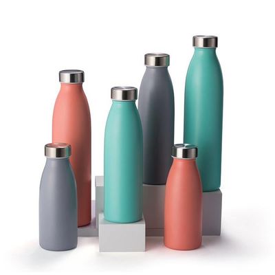 Vacuümflessen Thermosen Dubbelwand roestvrijstalen waterfles met kleuren