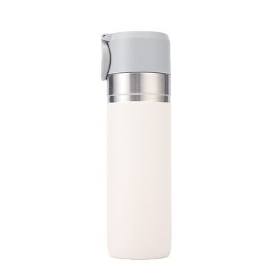 Custom Logo 500 ml roestvrij staal dubbele wand vacuüm geïsoleerde waterfles voor buiten