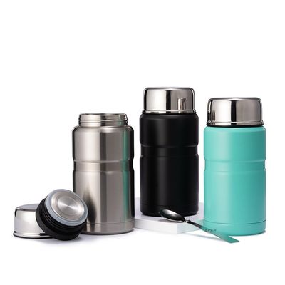 Houding van het drankje warm koud 12-24 uur Dubbel vacuüm isolatie roestvrij staal voedselcontainer