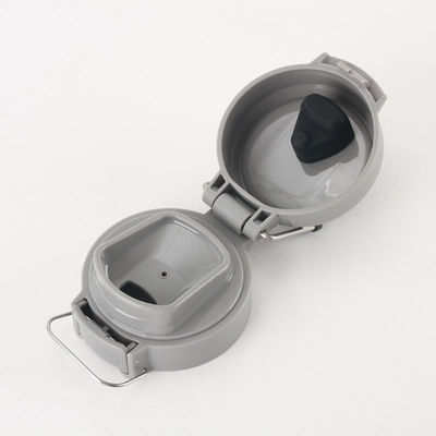 Koffie, thee, water, 700 ml dubbele wand ruwstaal vacuümfles met aangepast logo.