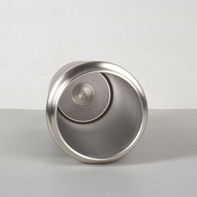 Koffie, thee, water, 700 ml dubbele wand ruwstaal vacuümfles met aangepast logo.