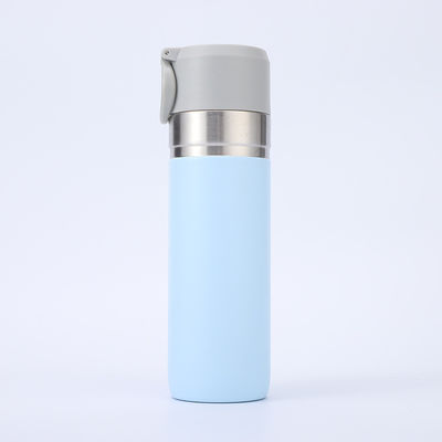 Metalen sportfles 500 ml roestvrij staal vacuümfles voor dubbelwand geïsoleerd reizen