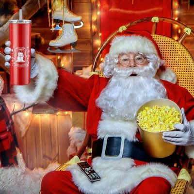20oz roestvrij staal sublimatie lege tumbler voor feestelijk en kleurrijk kerstcadeau