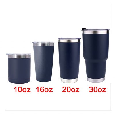 30oz roestvrij staal vacuüm geïsoleerde koffiebekers Dubbele wand tumbler kopjes met deksels