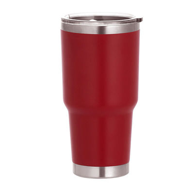 30oz roestvrij staal reis tumbler met rietjes en deksels vacuüm recht kopje voor uw
