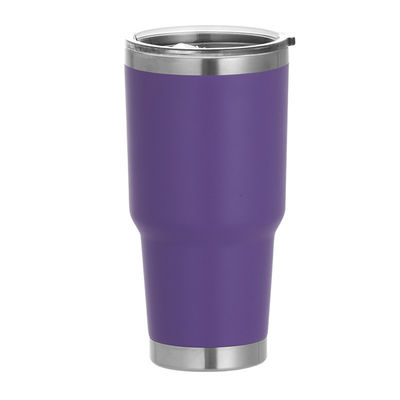30oz roestvrij staal reis tumbler met rietjes en deksels vacuüm recht kopje voor uw
