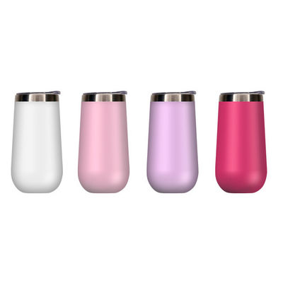 Kinderen 10oz 6oz eivorm wijnbeker vacuüm geïsoleerd roestvrij staal sublimatie tumbler