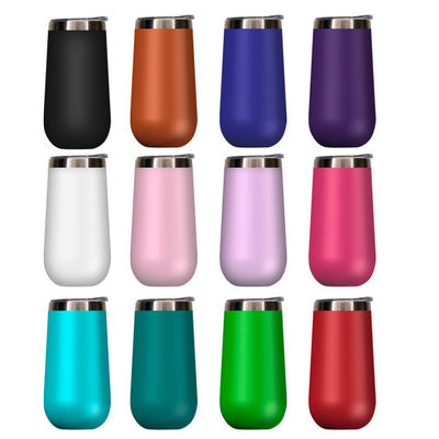 Buitenreizen 10oz roestvrij staal wijn tumbler dubbele wand vacuüm geïsoleerde beker