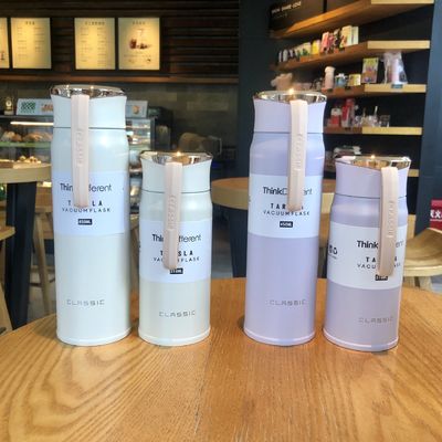 450 ml dubbelwandgeïsoleerde roestvrijstalen waterfles voor warme en koude dranken