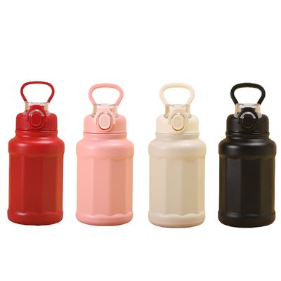 700 ml roestvrijstalen geïsoleerde thermos met stroofdeksel duurzaam en alles in één