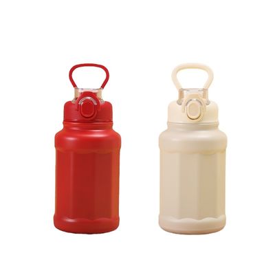 700 ml roestvrijstalen geïsoleerde thermos met stroofdeksel duurzaam en alles in één
