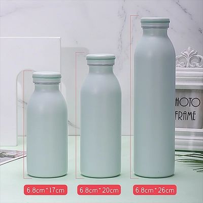 Roestvrij staal waterfles met zachte rubberverf 350 ml/600 ml dubbelwand geïsoleerd