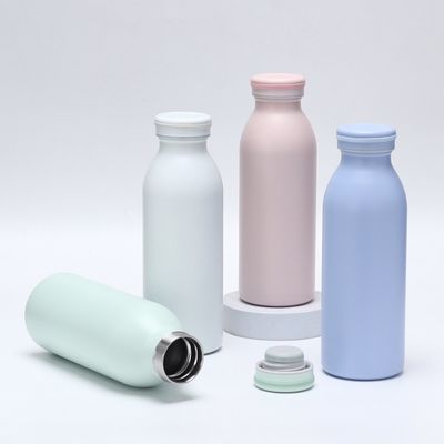 Roestvrij staal waterfles met zachte rubberverf 350 ml/600 ml dubbelwand geïsoleerd
